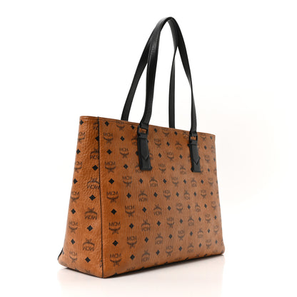 MCM Visetos Large Klassik Tote Cognac 3 of 9