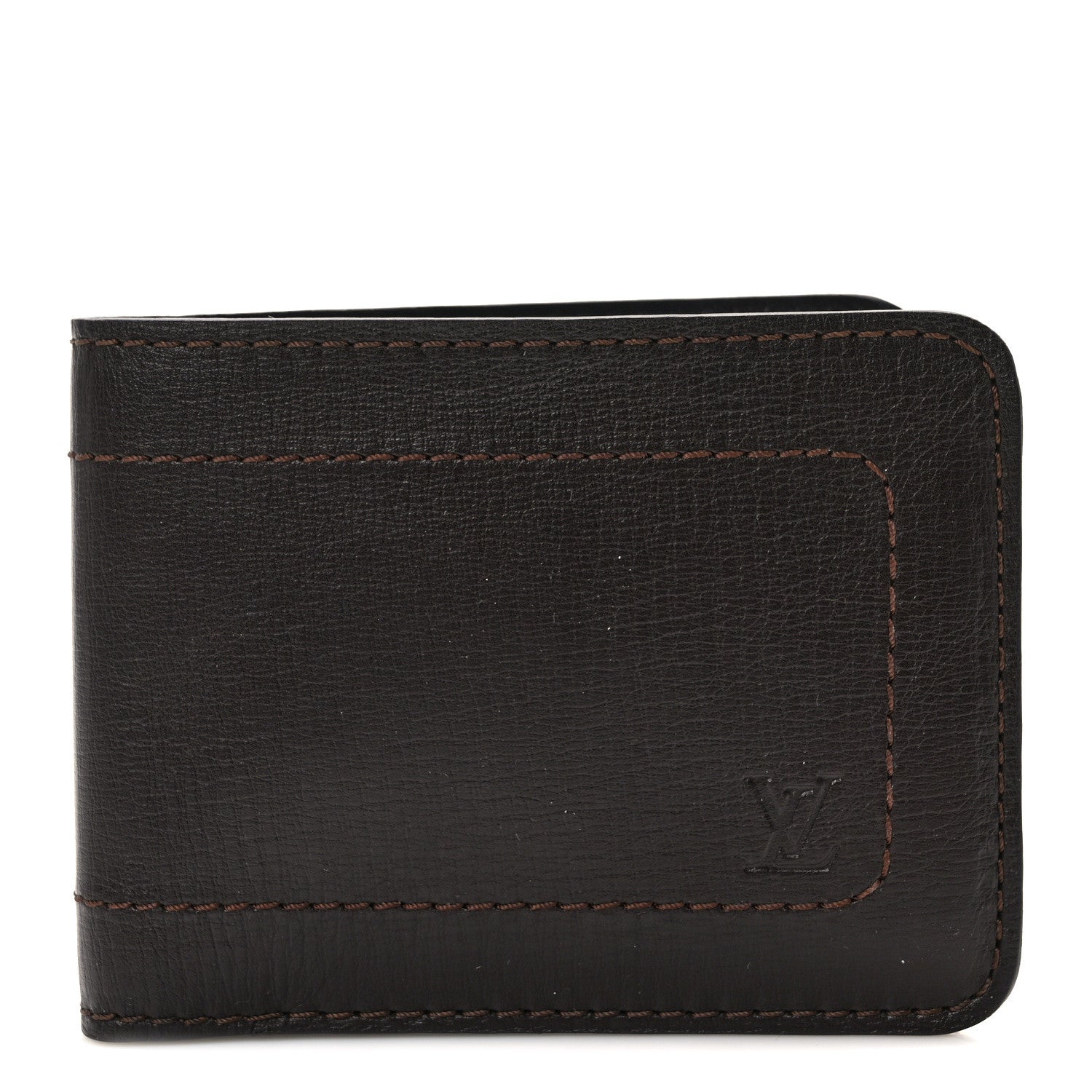 Louis Vuitton Utah 6 Cards Bill Holder Wallet Coffee 1 of 6