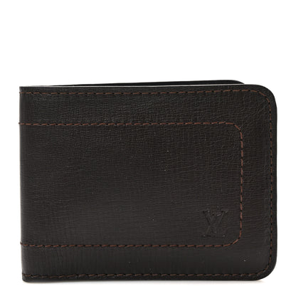 Louis Vuitton Utah 6 Cards Bill Holder Wallet Coffee 1 of 6