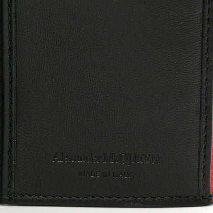 Alexander McQueen Calfskin Skull Continental Wallet Red 8 of 9