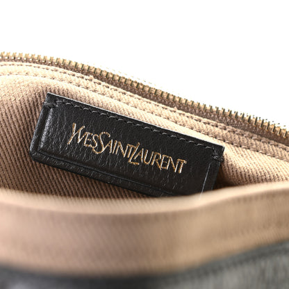 Saint Laurent Calfskin Canvas Medium Muse Two Black 5 of 11