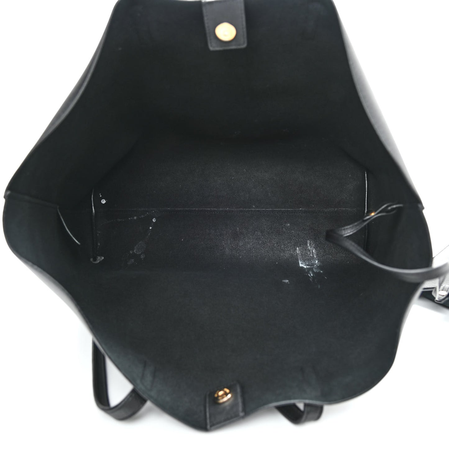 Calfskin Large Shopping Tote Black