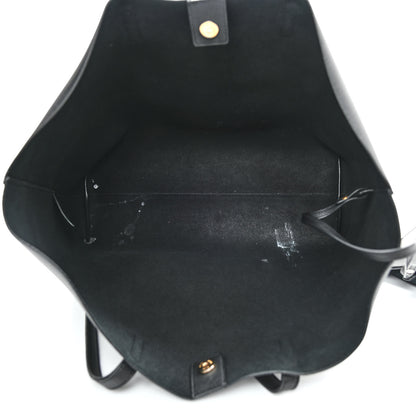 Saint Laurent Calfskin Large Shopping Tote Black 6 of 10