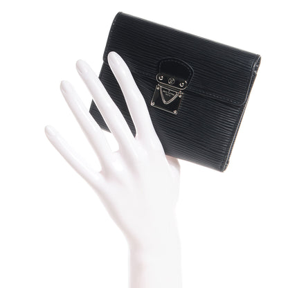 Louis Vuitton Epi Koala Wallet Black 2 of 8