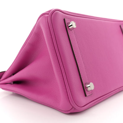 Hermes Taurillon Novillo Verso Birkin 25 Magnolia Sienne 9 of 13