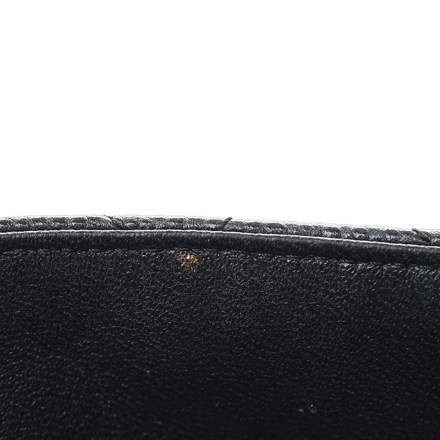 Caviar Quilted Mini Square Flap Dark Charcoal