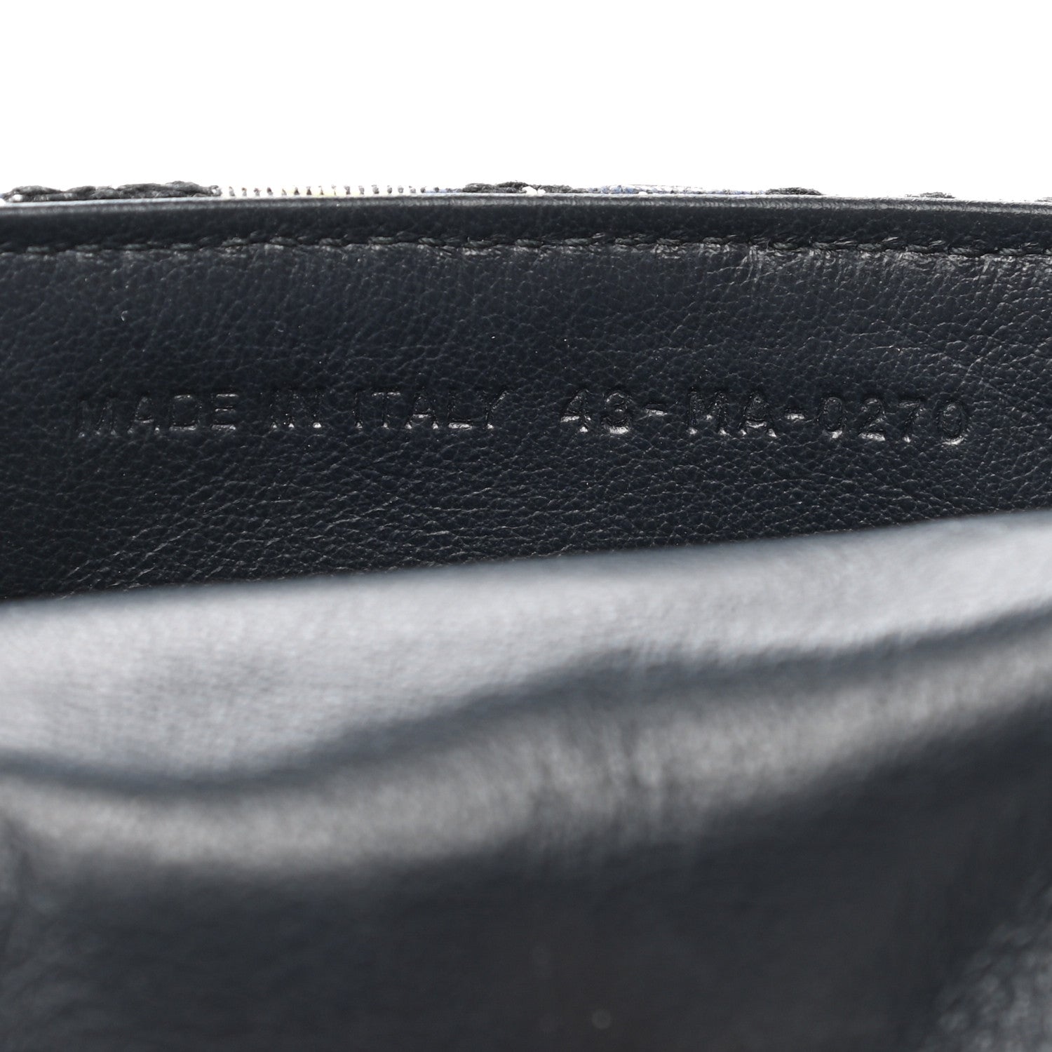 Christian Dior Oblique Nano Saddle Chain Pouch Blue 7 of 8
