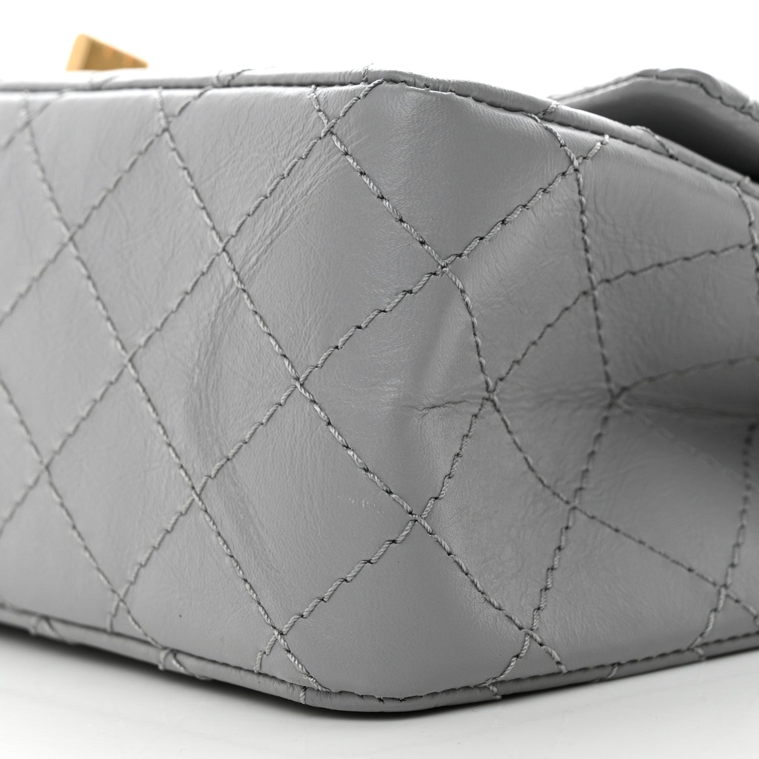Chanel Aged Calfskin Quilted 2.55 Reissue 225 Flap Grey 10 of 10