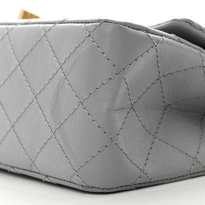Chanel Aged Calfskin Quilted 2.55 Reissue 225 Flap Grey 10 of 10
