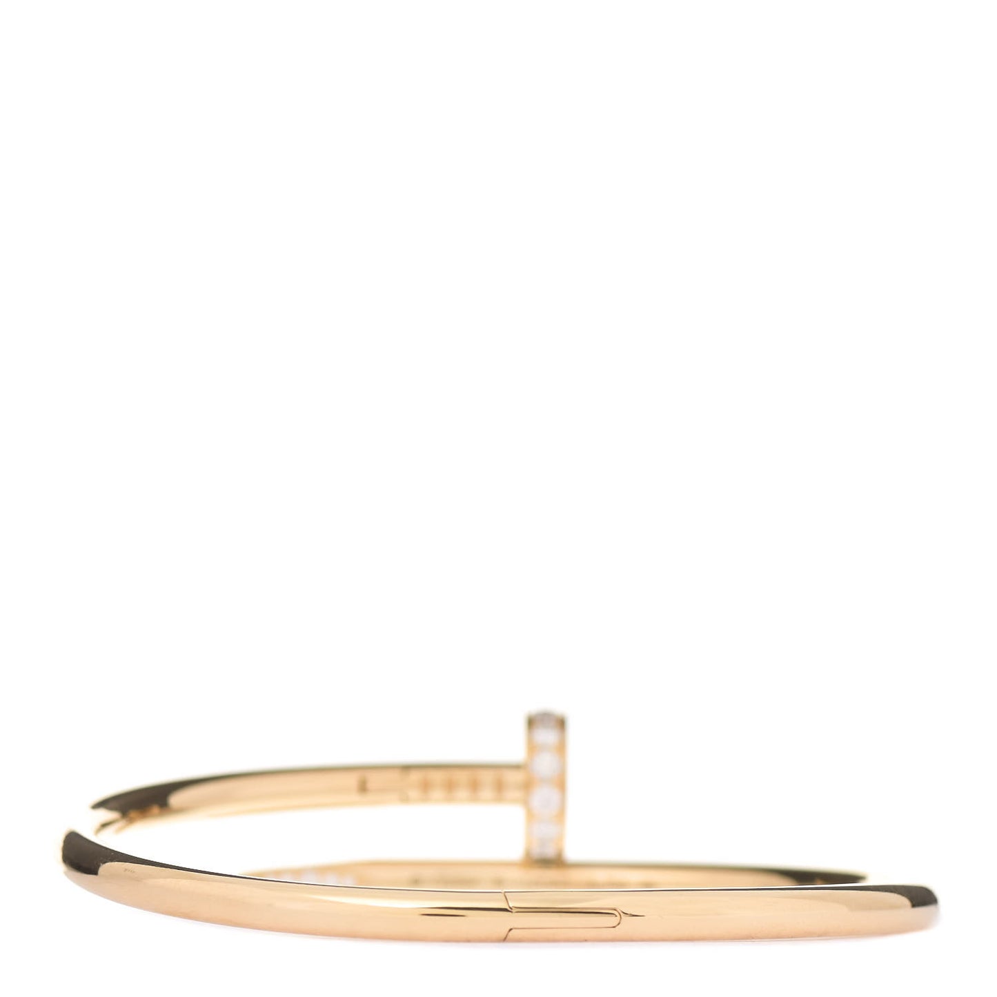 18K Yellow Gold Diamond Juste Un Clou Bracelet 16
