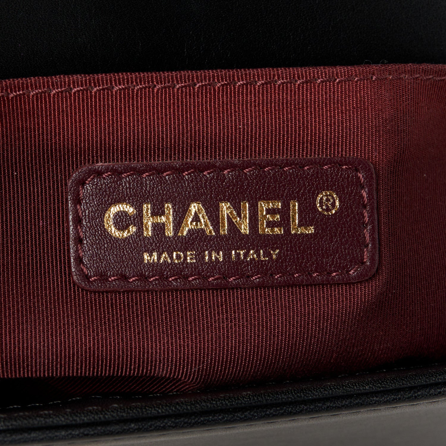 Chanel Caviar Glazed Calfskin Chevron Medium Boy Flap Black 6 of 12
