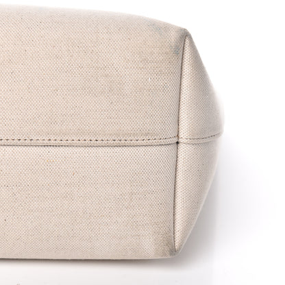Tom Ford Canvas Calfskin T Tote Beige 13 of 17
