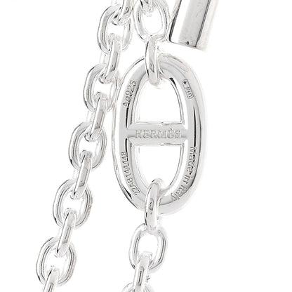 Hermes Sterling Silver Farandole Necklace 160 4 of 5