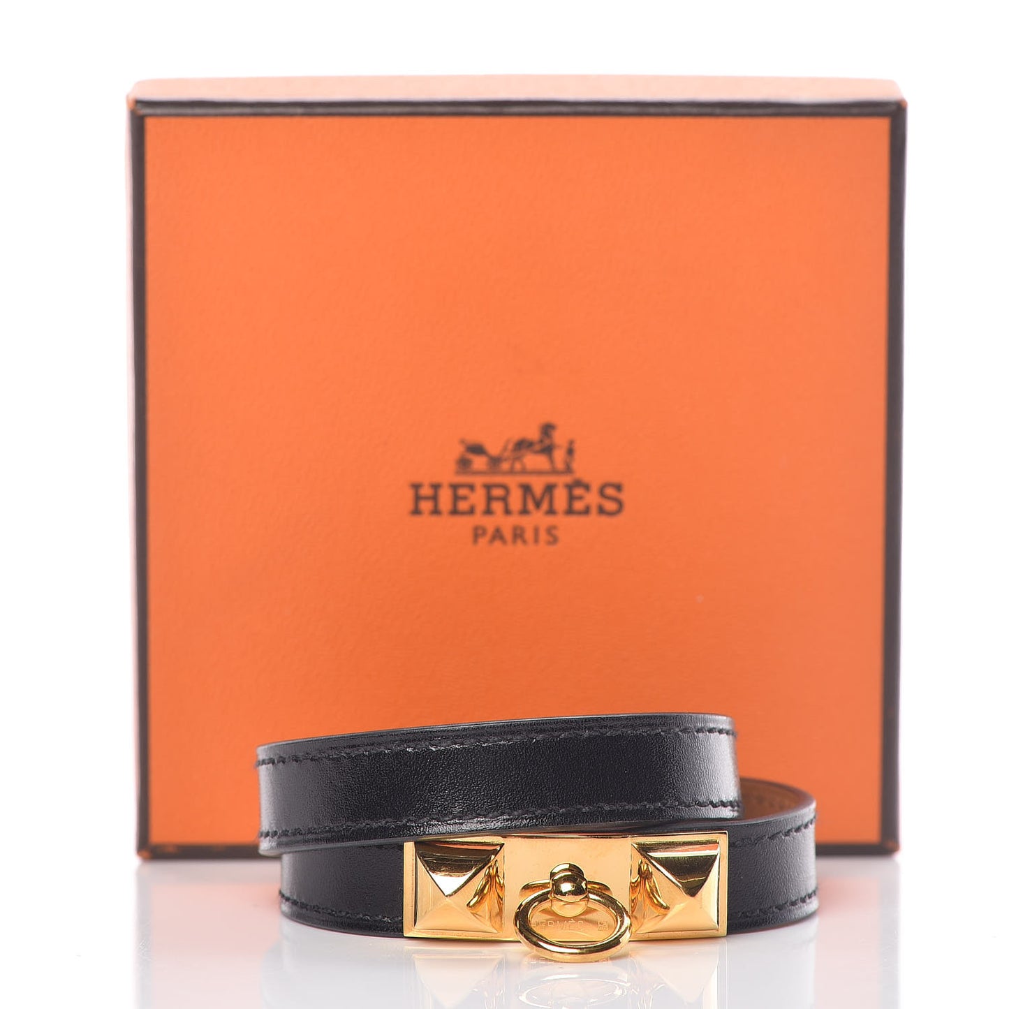 Box Rivale Double Tour Bracelet S Black