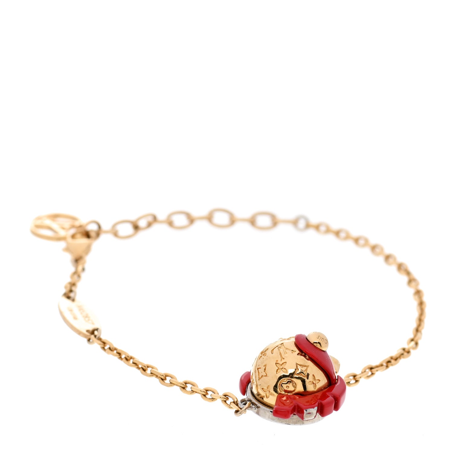 Louis Vuitton Metal Vuittonite Rooster Bracelet Gold 1 of 5