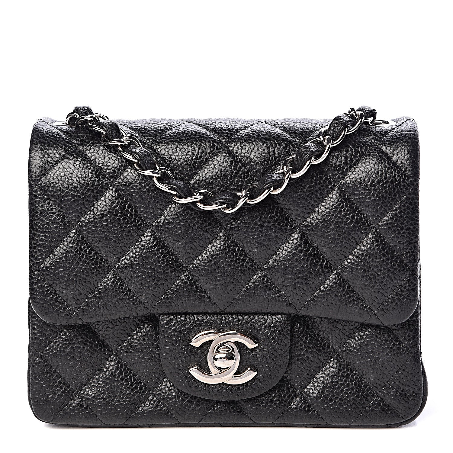 Chanel Caviar Quilted Mini Square Flap Black 1 of 10
