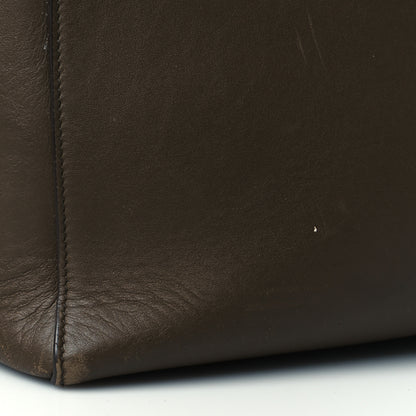 Celine Smooth Calfskin Small Tassel Cabas Phantom Brown Blue 13 of 13
