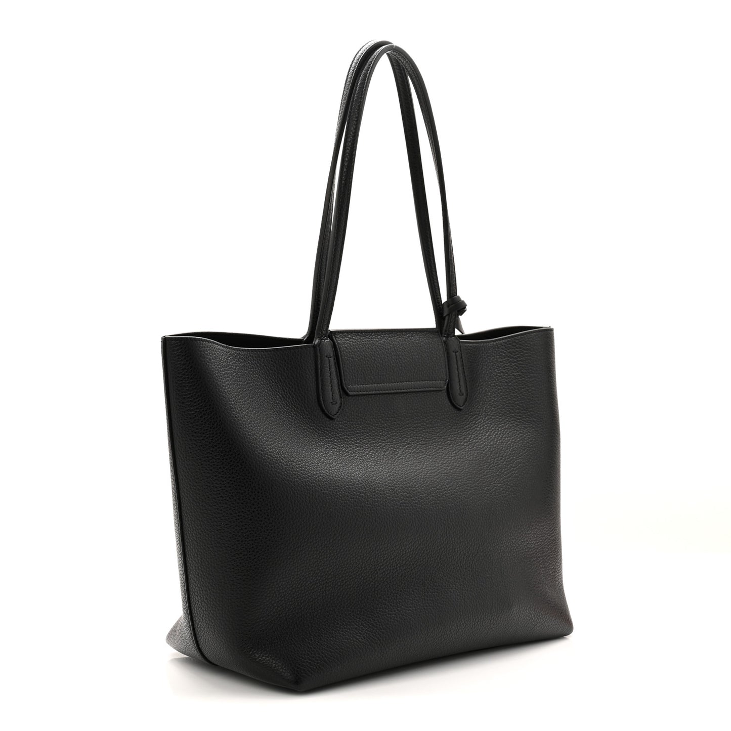 Calfskin Travel Tote Black