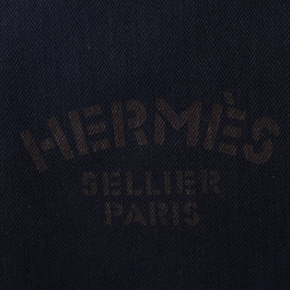 Hermes Toile Swift Maline Bag Navy Ebene 6 of 8