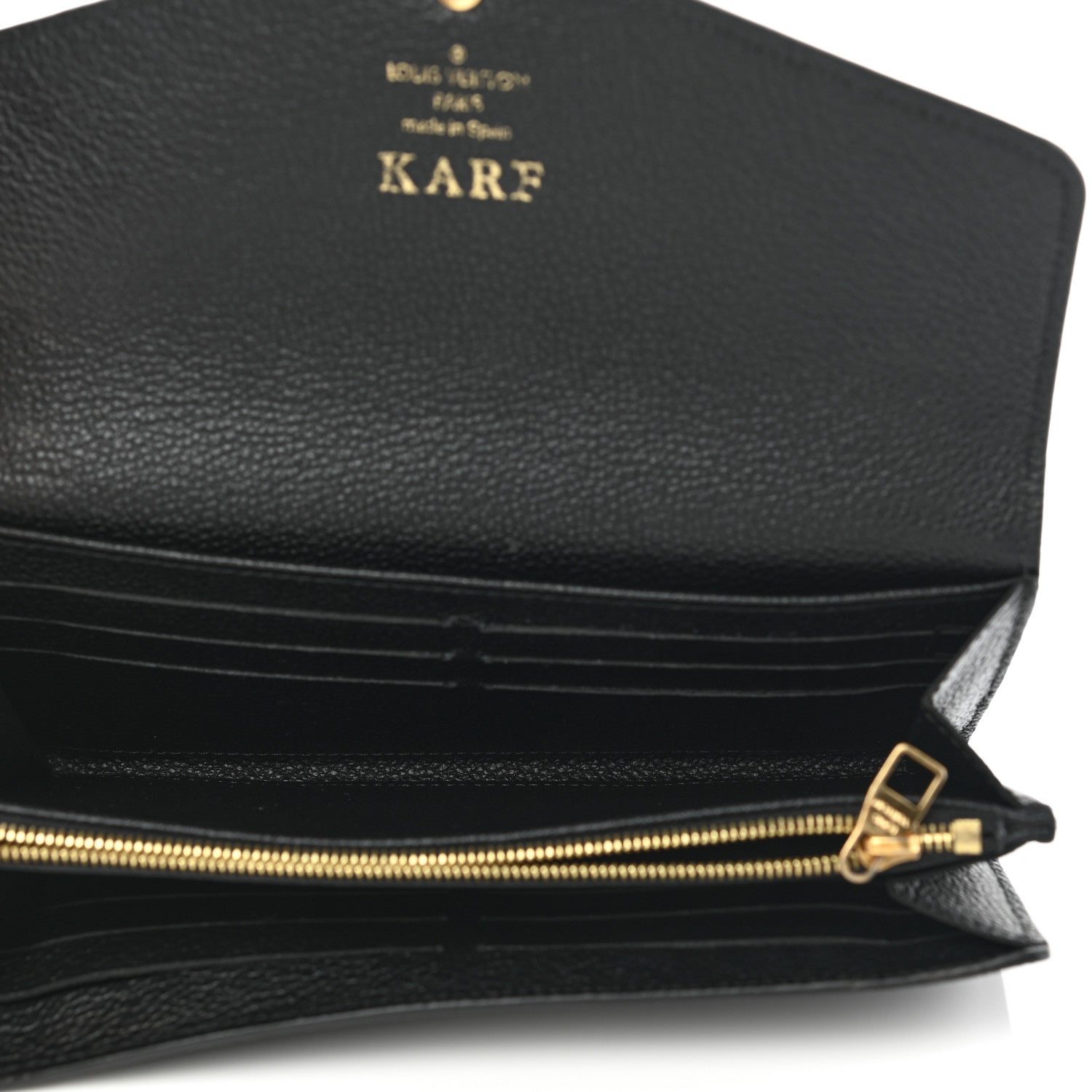 Louis Vuitton Empreinte Sarah Wallet NM Black 5 of 13