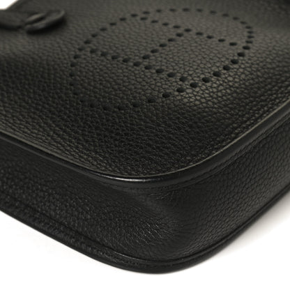 Hermes Taurillon Clemence Evelyne TPM Black 11 of 13