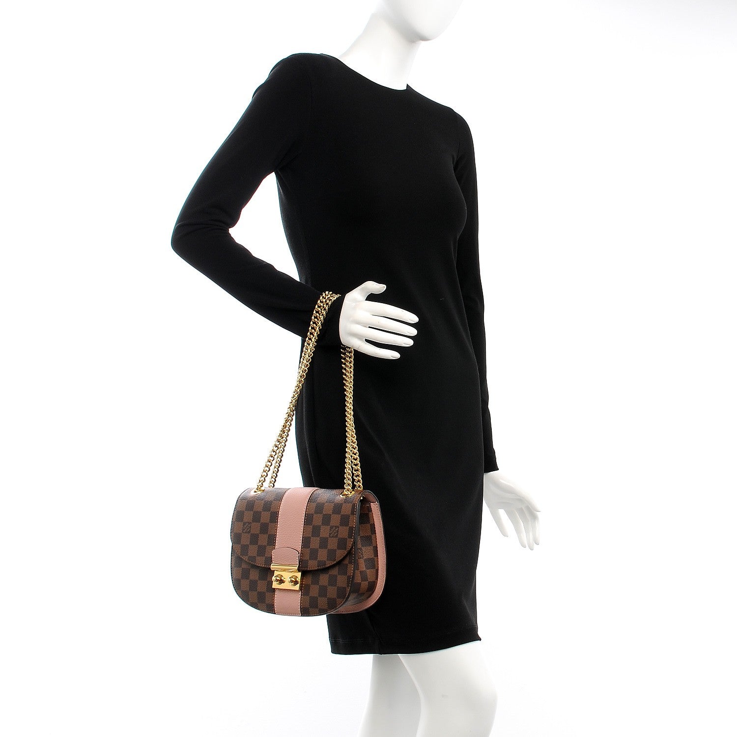 Louis Vuitton Damier Ebene Cuir Taurillon Wight Magnolia 3 of 9