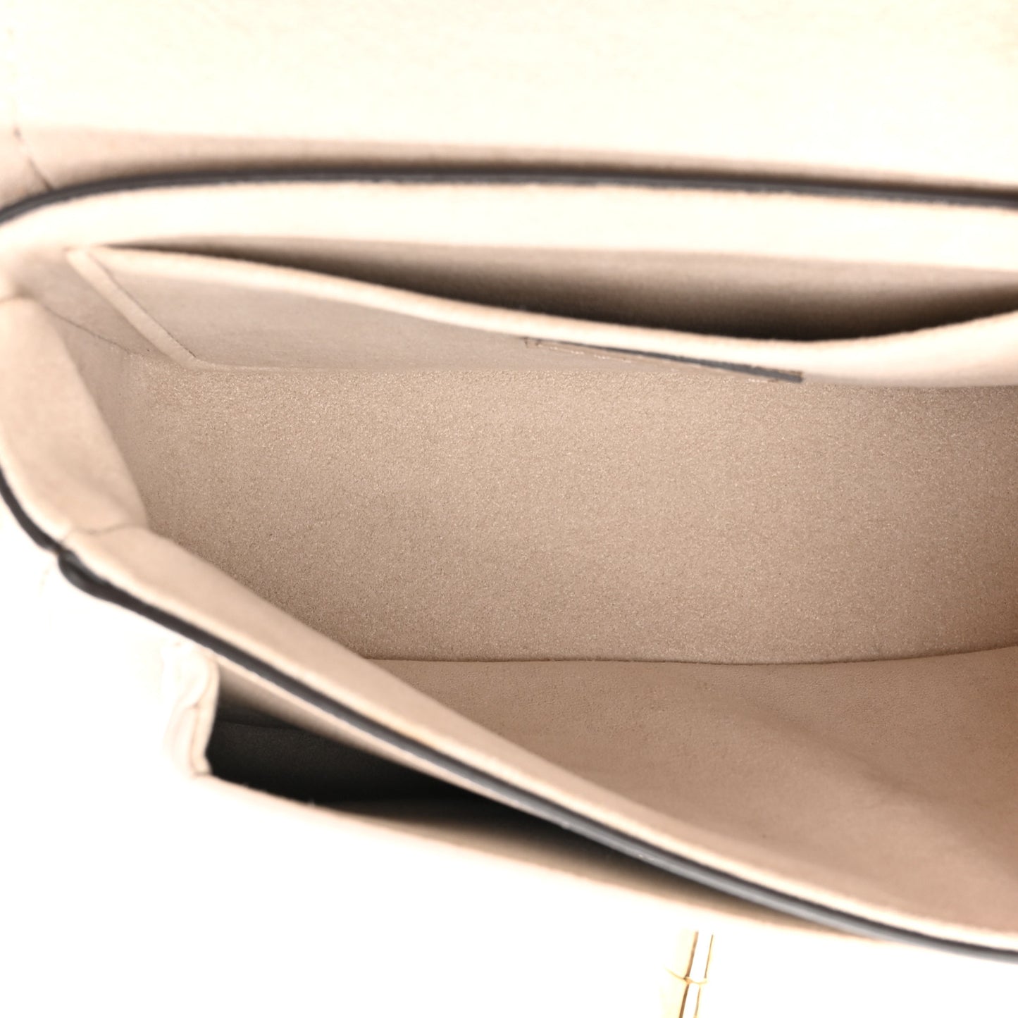 Grained Calfskin Lockme Tender Greige