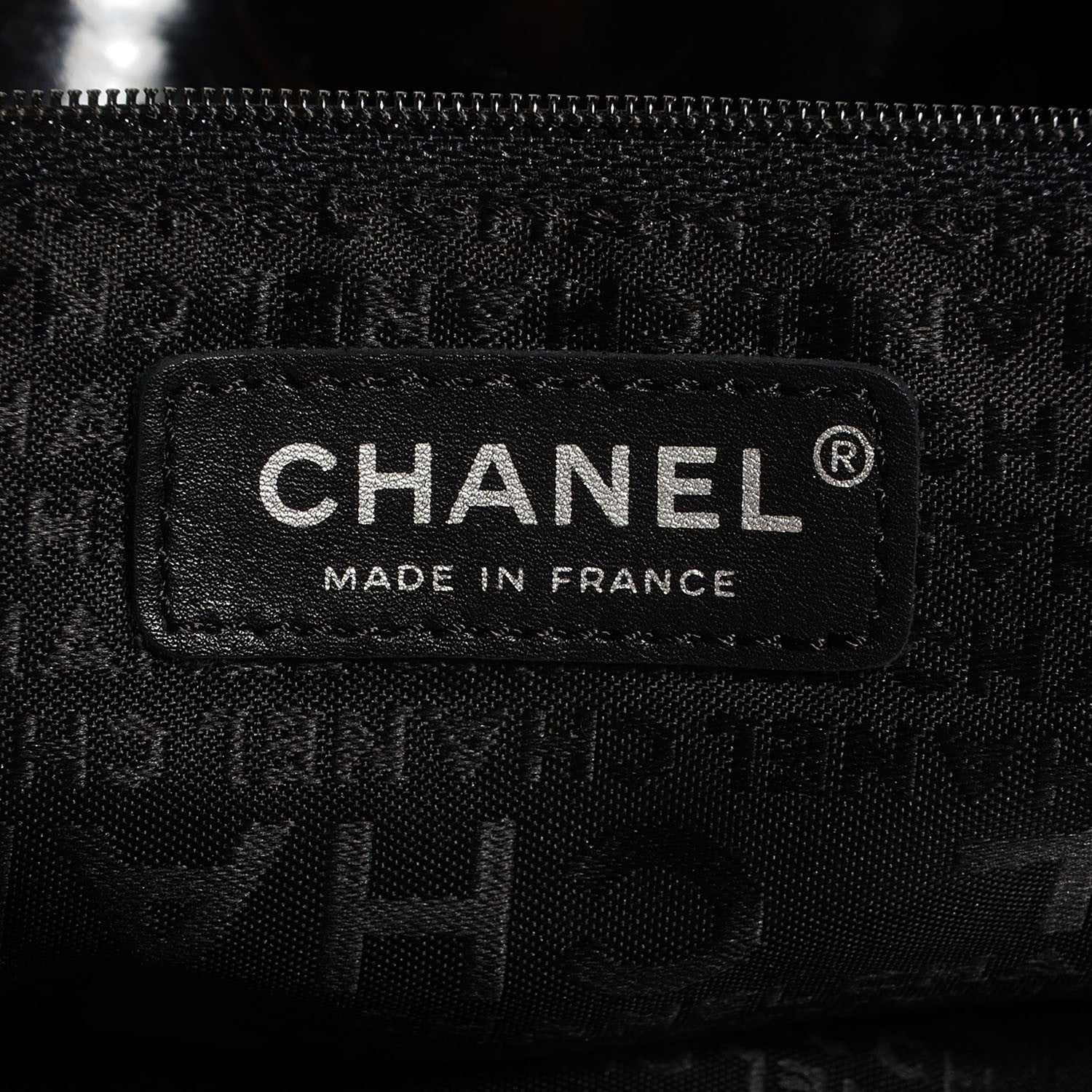 Chanel Vinyl XL Coco Cabas Black 6 of 7