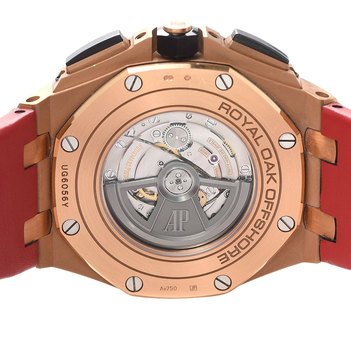 18K Rose Gold 44mm Royal Oak Offshore Chronograph Automatic Watch Black 26401RO.OO.A002CA.02