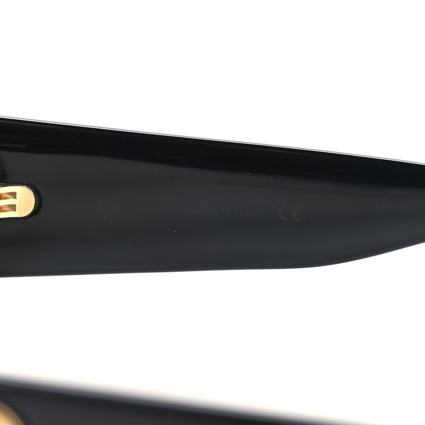 Acetate Square Frame Sunglasses GG0141S Black
