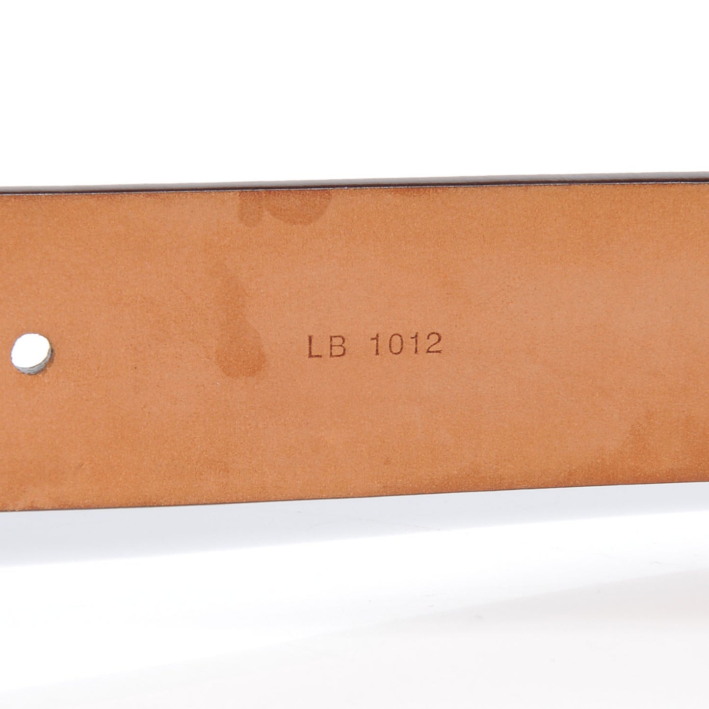 Monogram Ceinture Belt w Silver Buckle 90 36