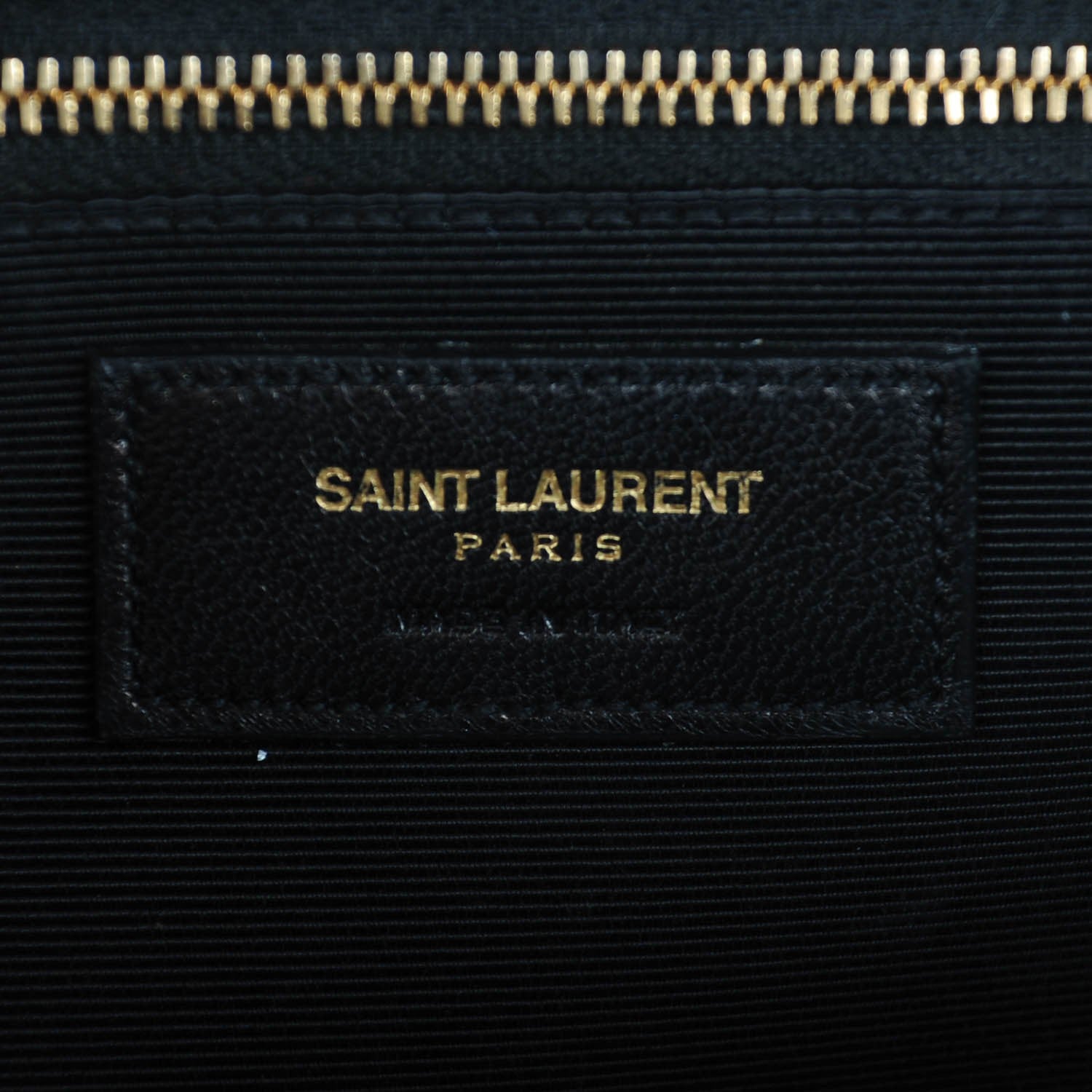 Saint Laurent Grain De Poudre Matelasse Chevron Large Monogram Satchel Oxblood 8 of 8
