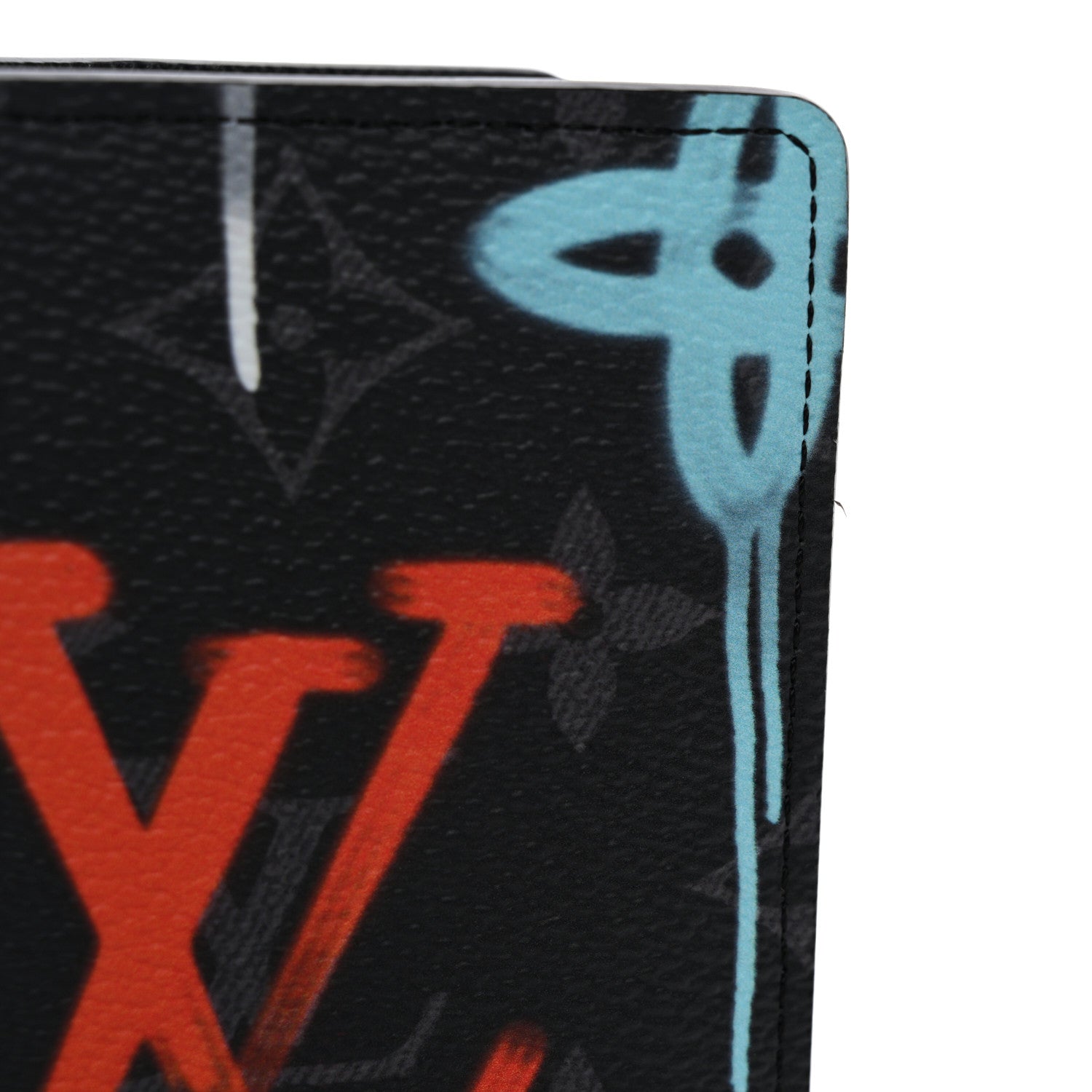 Louis Vuitton Monogram Eclipse LV Graffiti Pocket Organizer Multicolor 7 of 7