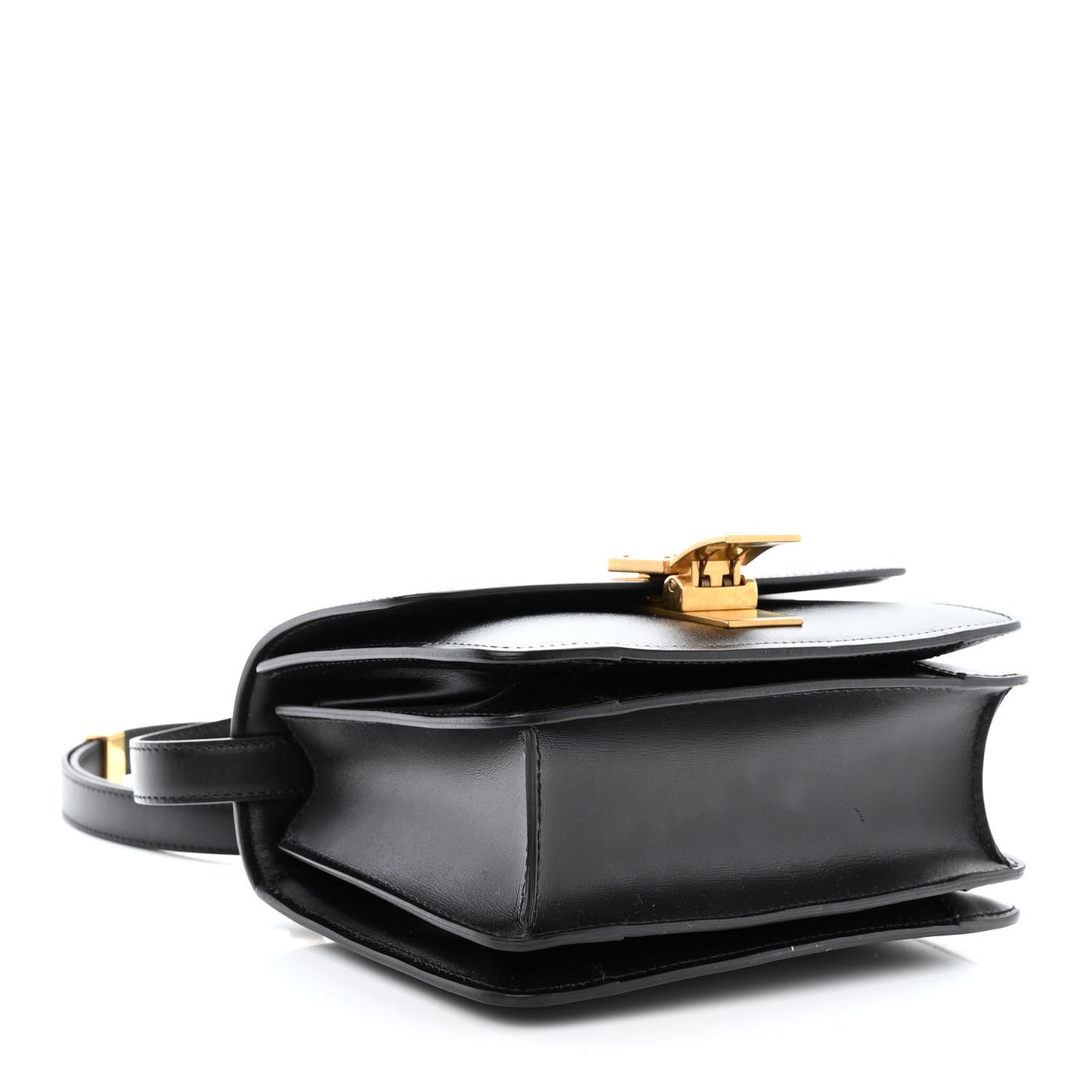 Box Calfskin Small Classic Box Flap Bag Black