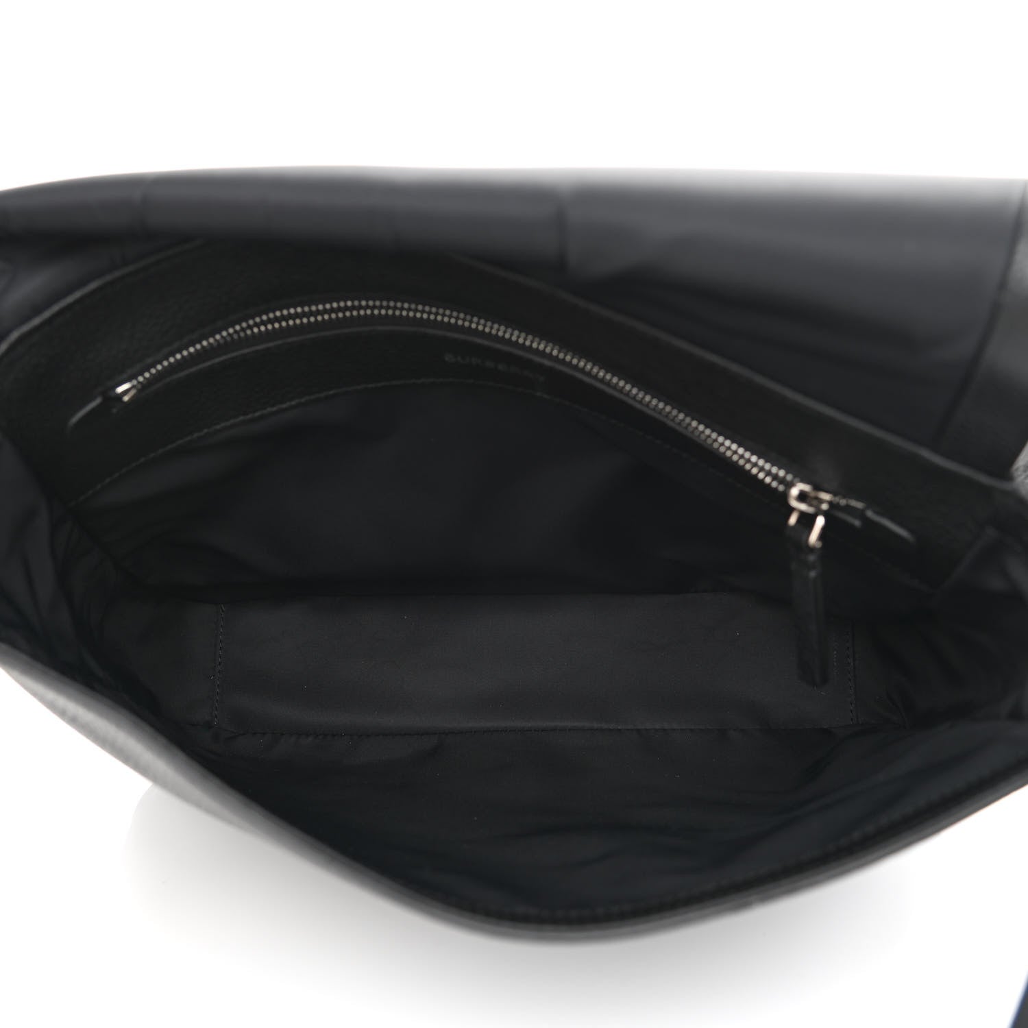 Burberry Grainy Calfskin Embossed Bruno Messenger Black 5 of 11