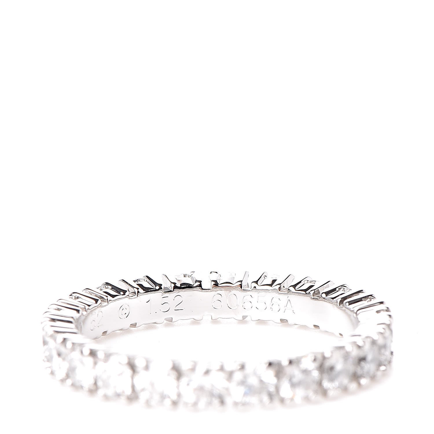 Cartier Platinum Diamond 1.52ct Eternity Ring 52 6 5 of 6