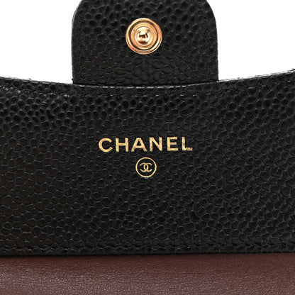 Chanel Caviar Quilted Compact Flap Wallet Black 6 of 8