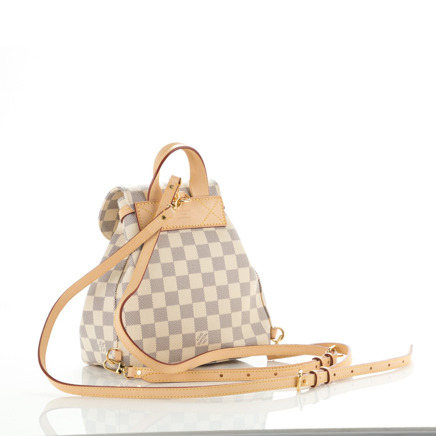 Louis Vuitton Damier Azur Sperone BB Backpack 4 of 8