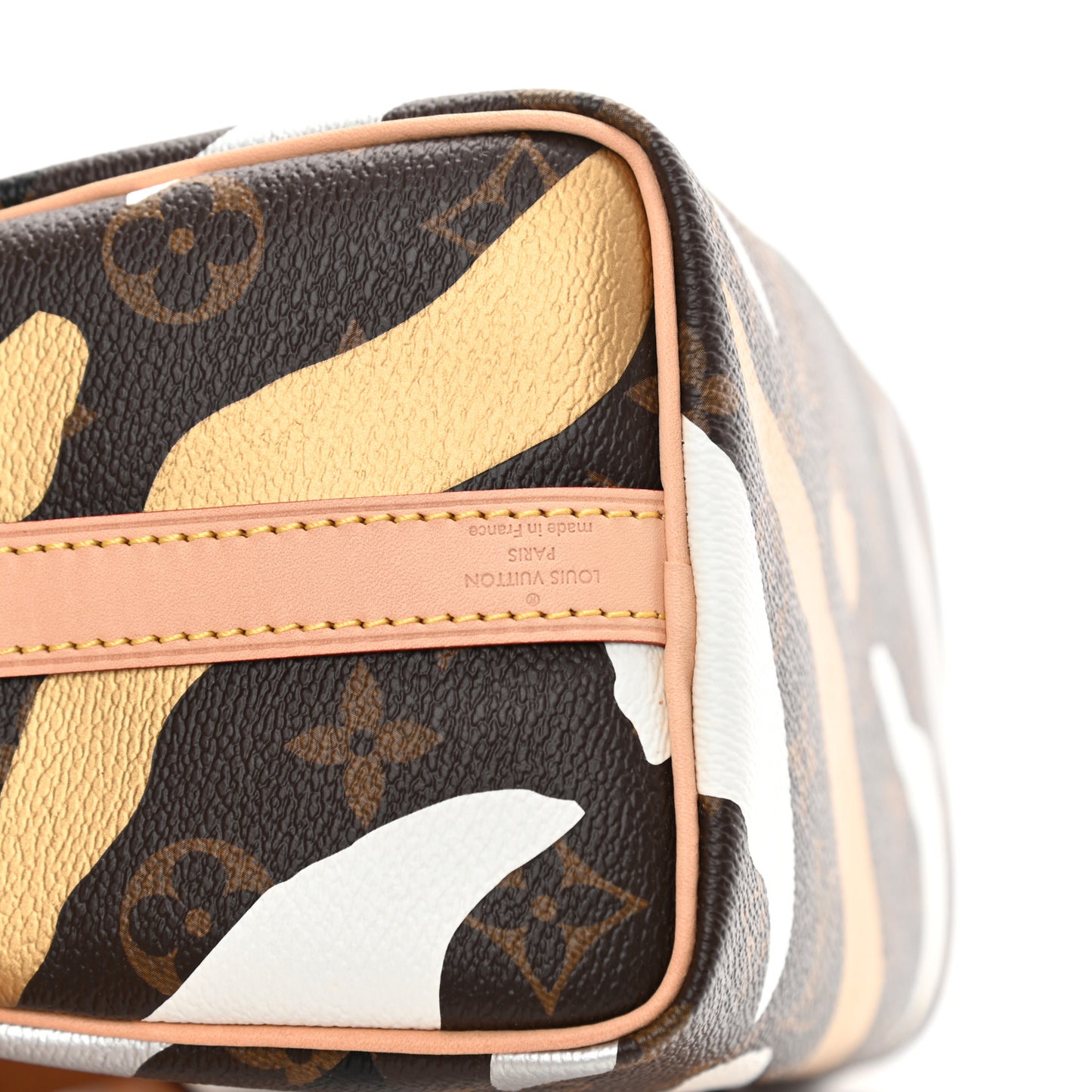 X LOL Monogram Speedy BB Gold Silver