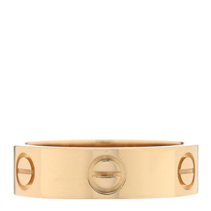 Cartier 18K Yellow Gold 5.5mm LOVE Ring 55 7.25 3 of 4