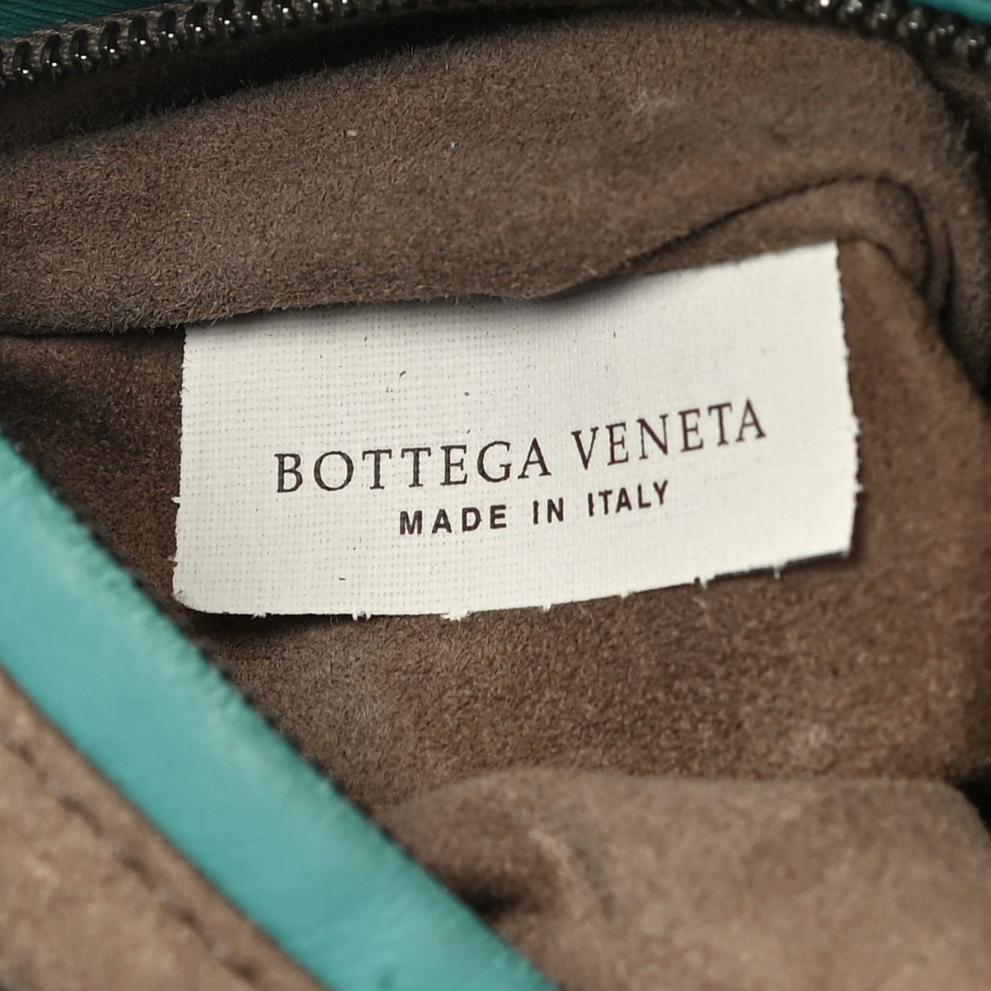 Nappa Intrecciato The Lauren 1980 Clutch Aqua Black