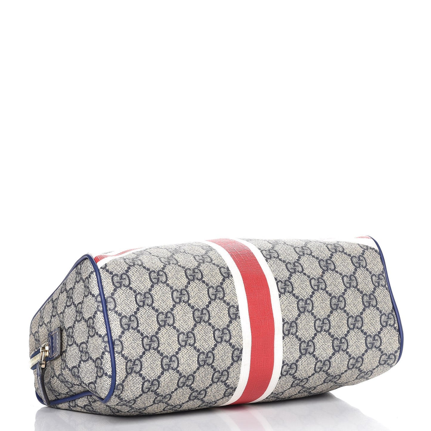 GG Plus Monogram Sloaney Union Jack British Flag Cosmetic Case Blue