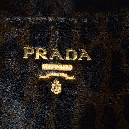 Prada Calf Hair Leopard Print Shopping Tote 11 of 11