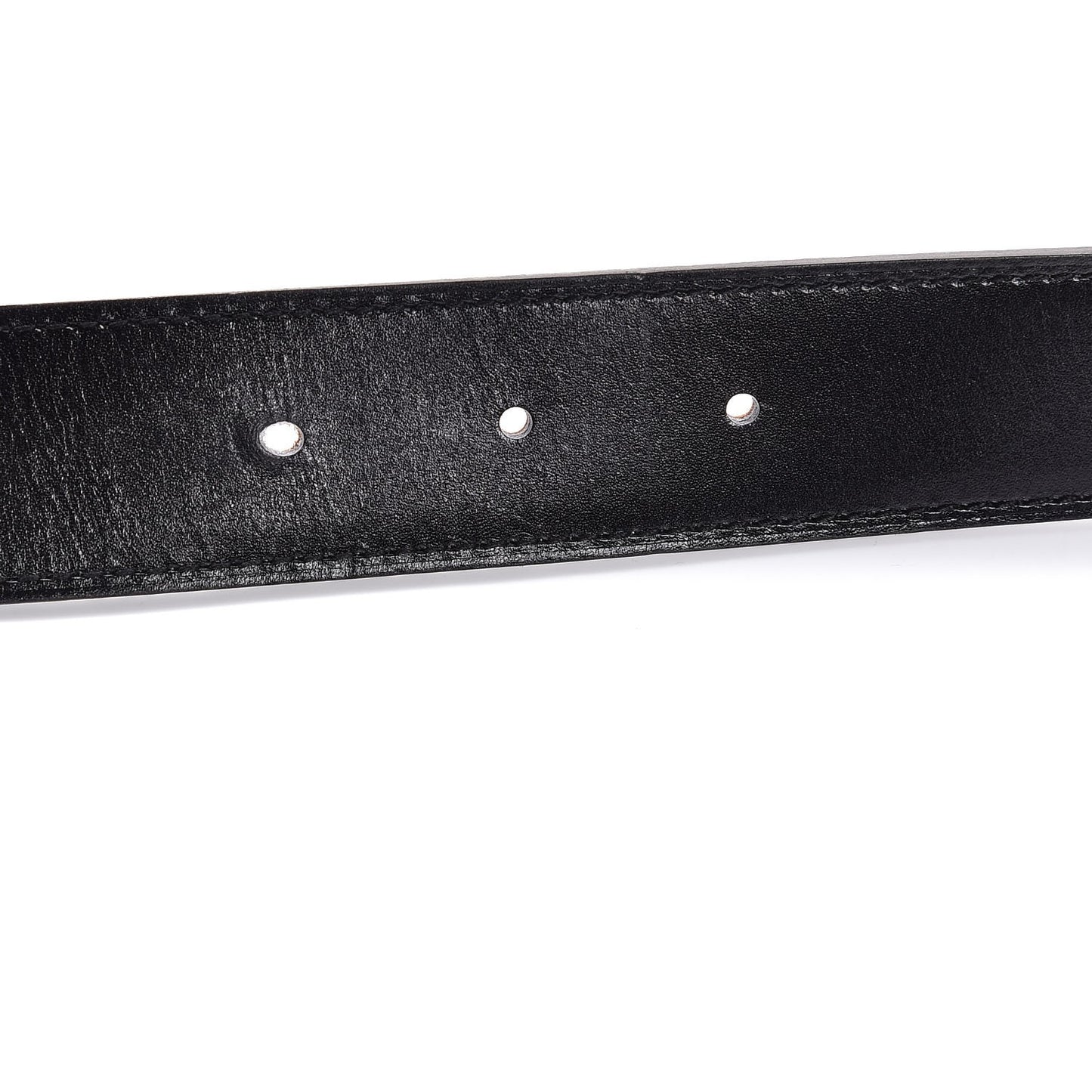Box Togo 32mm Guilloche H Belt 90 Black Gold