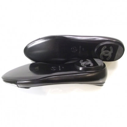 Chanel Patent Classic CC Flats 40 Black 5 of 9