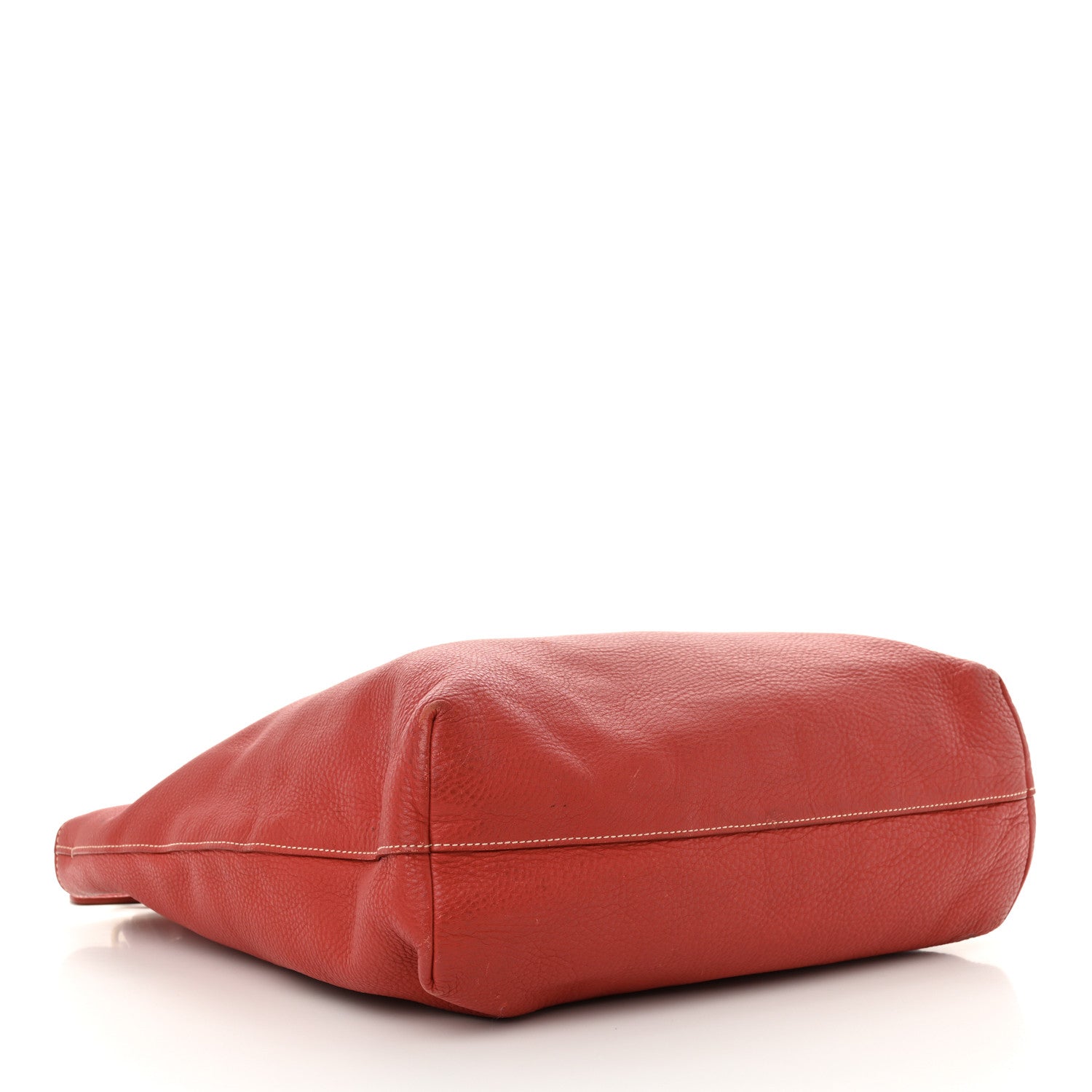 Prada Vitello Daino Tote Rosso 4 of 15