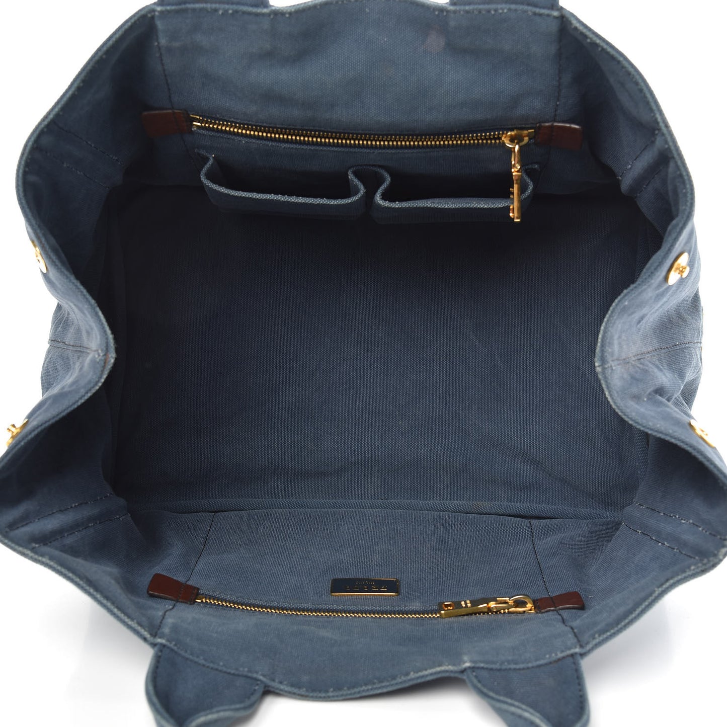 Canvas Canapa Logo Tote Blue