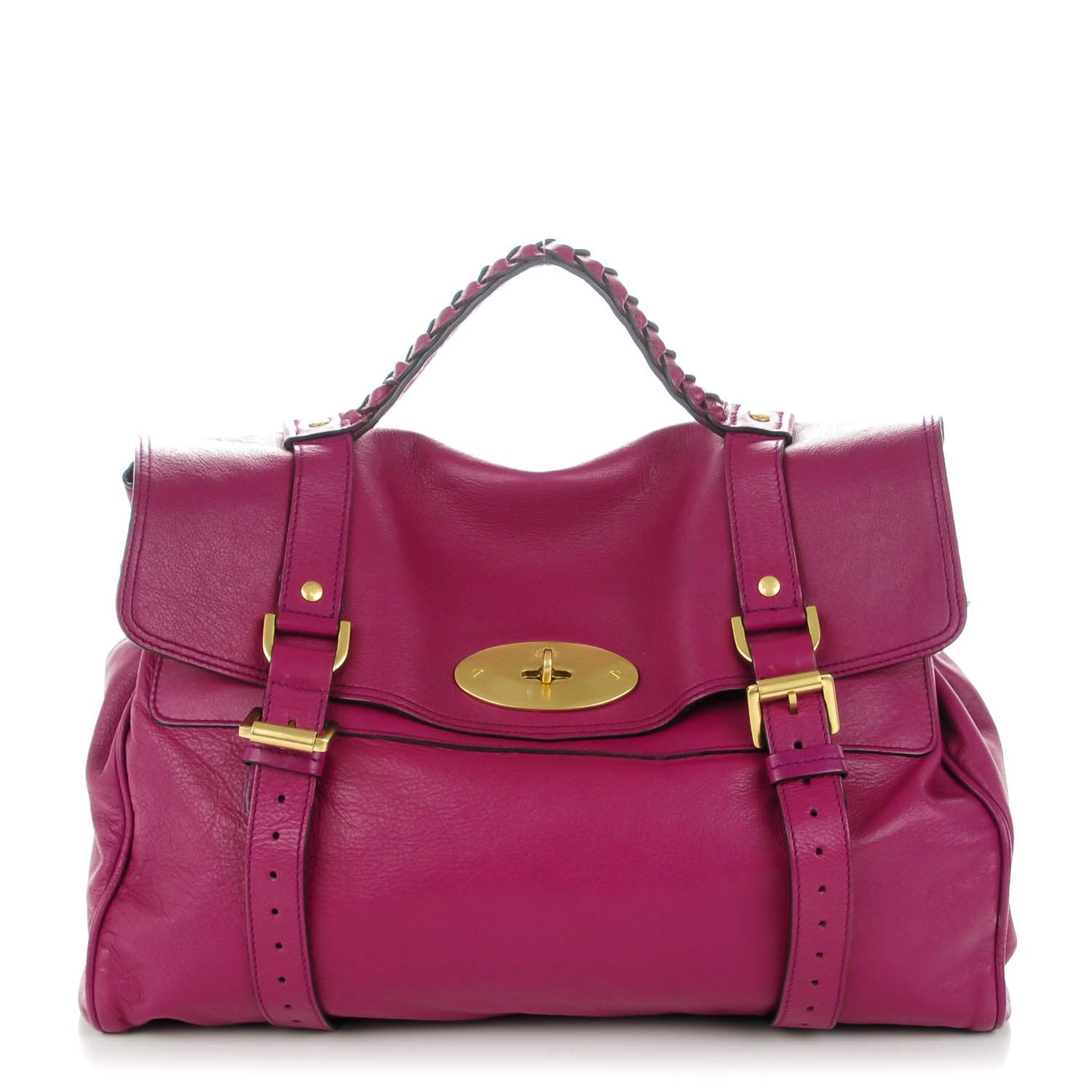 Mulberry Soft Buffalo Oversized Alexa Plum 1 of 7