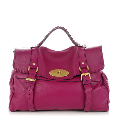 Mulberry Soft Buffalo Oversized Alexa Plum 1 of 7