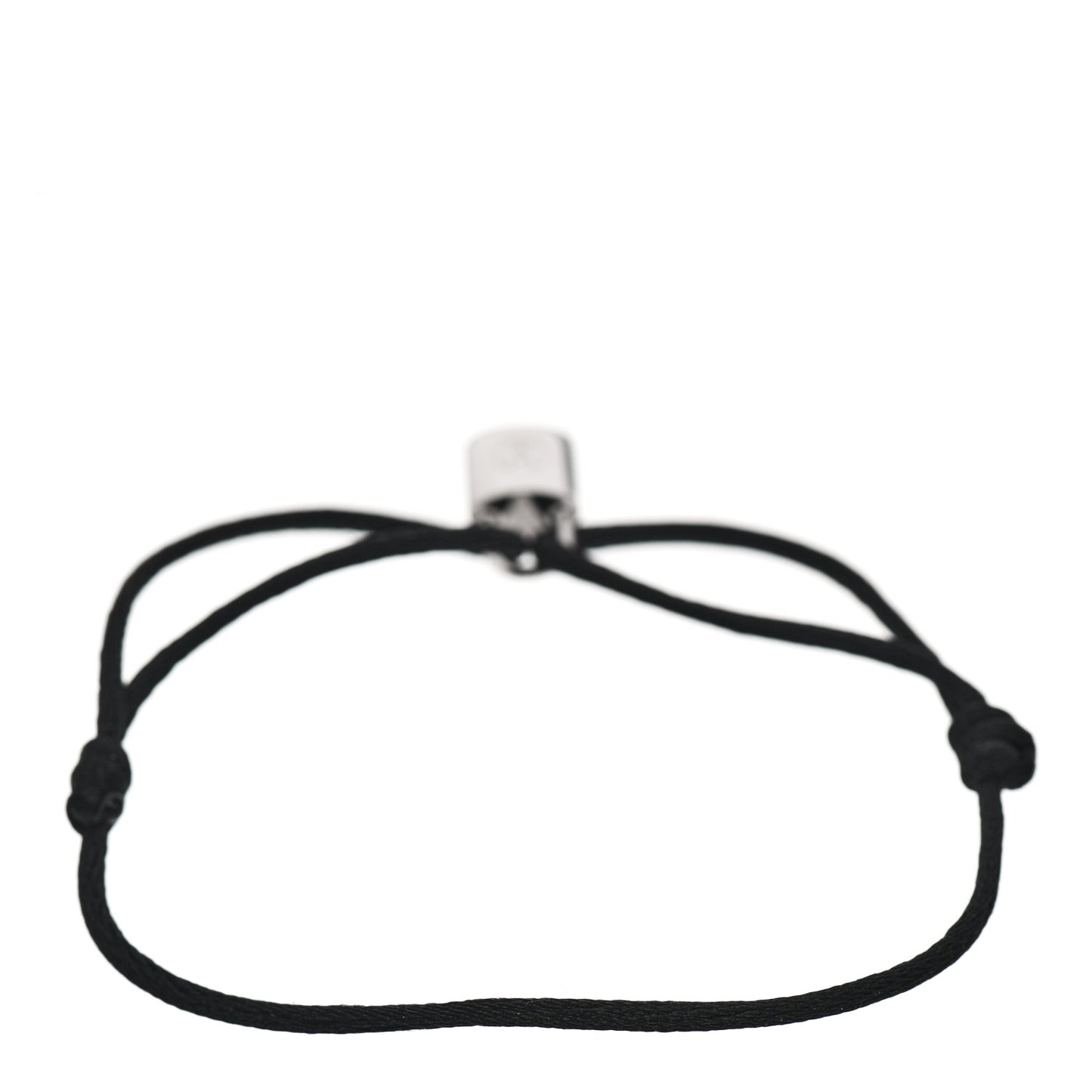 X UNICEF Sterling Silver Lockit Bracelet Black